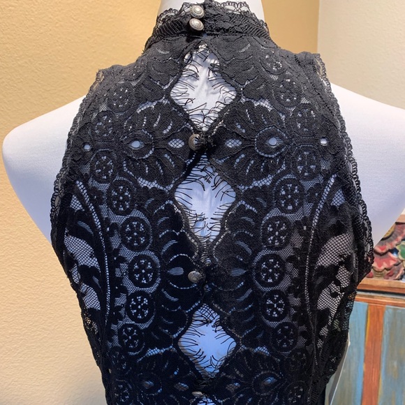 Free people black lace dress - Picture 6 of 7